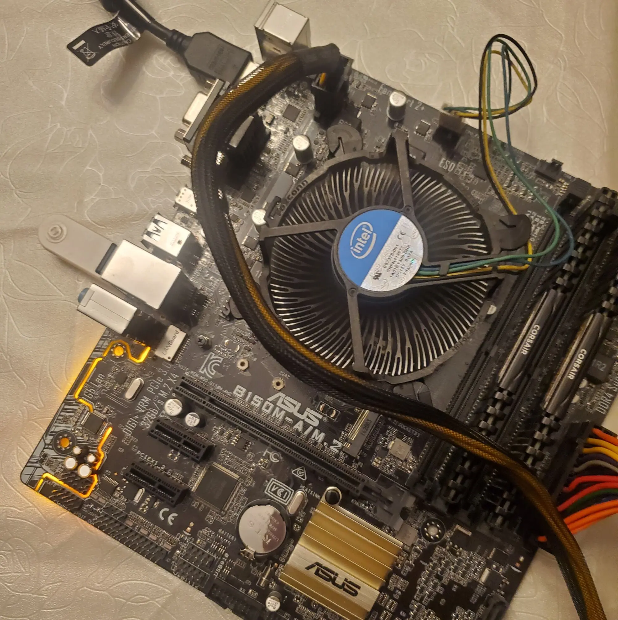 Intel Mutant CPU in a modded motherboard.