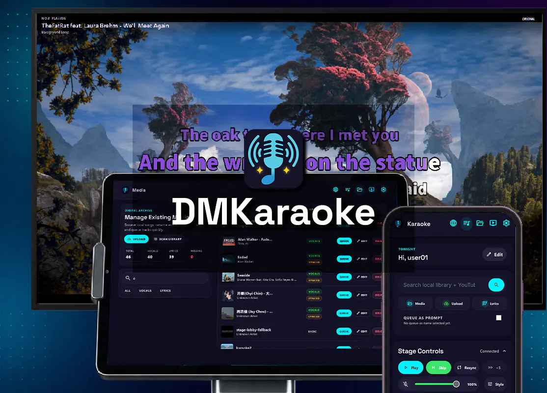 DMKaraoke banner