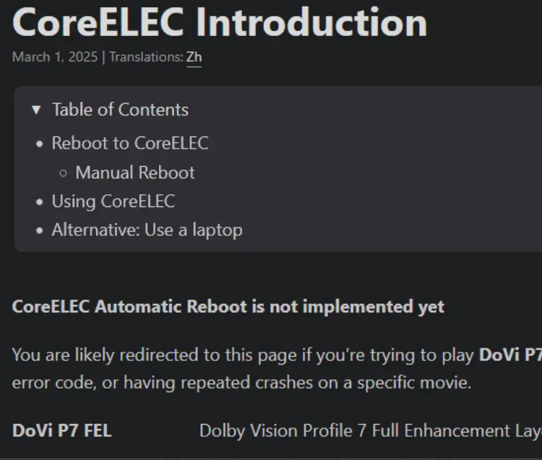 HTPC Troubleshooter Documentation